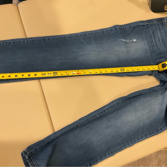 🌸 EUC Democracy “Ab”solution Jeans — Straight Leg — Medium Wash — Sz 10 - Picture 8 of 9